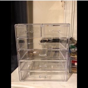 6 drawer make up organizer used